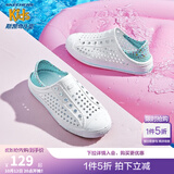 Skechers斯凯奇儿童洞洞鞋夏季凉鞋男女童涉水溯溪鞋防滑沙滩拖鞋91995L 女童/白色/多彩色/WMLT 32