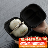 唐丰汝窑旅行茶具套装一壶三杯户外便携式陶瓷快客杯单人茶具伴手礼