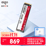爱国者（aigo）1TB SSD固态硬盘 M.2接口(NVMe协议)PCIe 3.0x4 台式机笔记本电脑硬盘通用P3000 读速3450MB/s