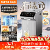 苏泊尔（SUPOR）有钛内胆电热水瓶风冷降温5L水箱可拆2200W速沸烧水壶净饮水机 恒温水壶调奶器SW-50T201Pro
