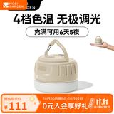 牧高笛（MOBIGARDEN）营灯 户外露营LED灯多功能便携营地灯帐篷挂灯钓鱼灯零星 月影白PRO