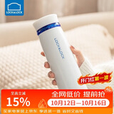 乐扣乐扣（LOCK&LOCK）不锈钢情侣学生保温杯菲特旋转盖轻量杯450ml白蓝 LHC4131WB
