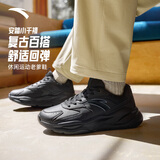 安踏不羁丨潮流厚底休闲鞋男鞋革面厚底运动鞋复古老爹鞋