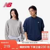 NEW BALANCE秋季卫衣男款简约休闲百搭运动套头衫MT41507 海军蓝 XL