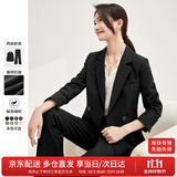 尚都比拉职业通勤西装套装女春秋季正装免烫抗皱外套裤子面试两件套西服