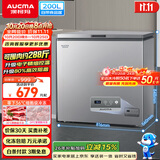 澳柯玛（AUCMA）200升单温家用冰柜87%减霜冷藏冷冻电脑控温冷柜一级冰箱BC/BD-200DNE 以旧换新