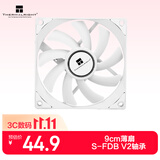 利民（thermalright）TL-9015W 9cm超薄风扇白色风扇 S-FDB V2轴承 9cm机箱风扇4pin PWM 2700转速