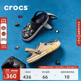 CROCS卡骆驰贝雅卡骆班洞洞鞋轻便拖鞋男鞋女鞋一脚蹬休闲鞋|205089 深蓝/辣椒红-4CC（含智必星） 40 (250mm)