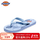Dickies人字拖男夏季透气厚底拖鞋休闲百搭夹脚拖 S51浅蓝 39 