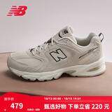 NEW BALANCENB官方秋季男女情侣通勤轻便缓震复古百搭休闲运动老爹鞋MR530SH 月光米 MR530SH 【建议拍小半码】 39.5 (脚长24.5cm尺码详询客服)