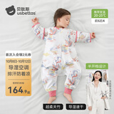 贝肽斯婴儿睡袋防惊跳夏季空调房薄款小孩子儿童睡袋0-3岁保护肚子着凉 夏天（前6后4 20-25℃）凤鸾 S码【建议身高60-85cm】