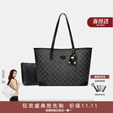 纽芝兰（NUCELLE）【星尘黑中号+胆包】杨颖同款托特包轻奢小众单肩大容量通勤女包
