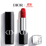 迪奥Dior【邓为推荐】烈艳蓝金口红丝绒999哑光唇膏生日礼物送女友