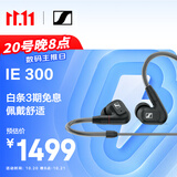 森海塞尔（Sennheiser）IE300 高保真HiFi音乐耳机有线耳机耳挂 入耳式耳机 黑色 礼物