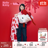 野兽派家居（tbh）三丽鸥Hello Kitty二合一法兰绒抱枕毯子 毛绒午睡毯车载靠枕 二合一法兰绒毯/抱枕 蝴蝶结