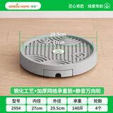 绿盼可移动花盆托盘底盘带万向轮静音隐形一体圆形295#内径27cm