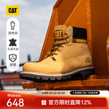 CAT卡特秋季户外鞋休闲时尚男靴工装靴明星款经典大黄靴登山鞋 经典款 41