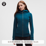 lululemon丨Scuba™ 女士拉链连帽衫*拉绒 LW3JGYS 混调深海蓝 XL /12