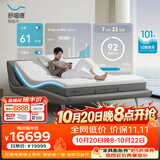 舒福德AI智能科技入眠床按摩零重力S100 灰色 1.8*2.0米整体支持扫地机