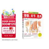 3D人体解剖图：骨骼关节肌肉 一看就懂得人体健康说明书详细的体态姿势讲解书 医疗运动家庭备用科普 医疗运动家庭疾病解读自查 日常健康防护西医解剖学外科医生学生用书身体讲解