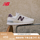 NEW BALANCE女鞋复古秋季轻便耐磨百搭休闲运动慢跑鞋574系列WL574RCF 35