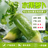 京鲜生山东潍坊水果萝卜净重9斤单果300g+青萝卜源头直发包邮