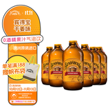 宾得宝（Bundaberg）含气干姜汁饮料375ml*6玻璃瓶装  澳州网红秋日出游果汁气泡水