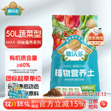 德沃多50L植物营养土蔬菜瓜果土种菜有机土壤泥炭土绿植盆栽种植土椰糠