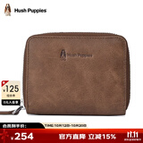 暇步士（Hush Puppies）卡包牛皮零钱包男士证件夹卡片收纳包名片夹礼盒装生日礼物