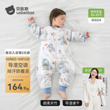 贝肽斯婴儿睡袋防惊跳夏季空调房薄款小孩子儿童睡袋0-3岁保护肚子着凉 夏天（前6后4 20-25℃）飞驰 S码【建议身高60-85cm】