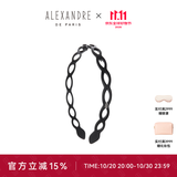 亚历山大（ALEXANDRE DE PARIS） 简约女士头箍压发时尚发饰经典头饰女 N 黑色细