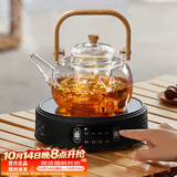 忆壶茶（YIHUTEA）煮茶壶电陶炉煮茶器烧水壶泡茶炉养生壶套装泡茶壶加厚功夫茶具 1500w自动断电陶炉+煮茶壶1L