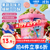 小鹿蓝蓝菠菠莓莓饼干宝宝儿童零食特添DHA藻油出游零食108g 3岁+