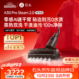 石头【价保11.11开门红】A30 Pro Steam 2.0尊享版洗地机【零感AI速干臂】蒸汽热水除菌吸拖一体扫地机