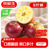 京鲜生云南昭通冰糖心丑苹果 净重5斤 单果180g+ 源头直发包邮