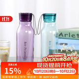 乐扣乐扣（LOCK&LOCK）ECO户外运动水杯户外便携塑料水壶男女杯子两件套（550ml*2） 