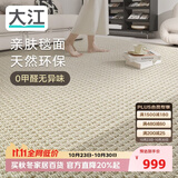 大江进口羊毛地毯客厅现代简约素色轻奢高级感沙发地毯140x200cm