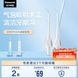 松下（Panasonic）冲牙器喷嘴 高频脉冲水流喷嘴清洁牙龈沟 适用于ADJ4/JDJ1 2支装EW0955
