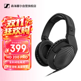 森海塞尔（Sennheiser）HD200 PRO 专业头戴式hifi监听耳机直播混音录音棚封闭式入门级