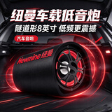 纽曼 车载音响汽车低音炮 三用12V/24V/220V USB插卡重音箱大功率便携式 隧道形  8英寸 蓝牙版