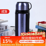 乐扣乐扣（LOCK&LOCK）保温壶304不锈钢保温保冷水壶户外露营旅行壶1.5L蓝色