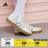 adidas「T头鞋」VL COURT 2.0复古休闲板鞋德训鞋阿迪达斯轻运动 汉玉白/蓝色/金色 (推荐女生买小半码)   39