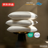 【热卖】五星级酒店羽绒枕头欧洲白鹅绒蓬松柔软成人枕芯一对高枕