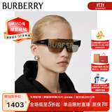 博柏利（BURBERRY）巴宝莉太阳镜男女墨镜时尚眼镜方框大框潮流现货4291 3001G