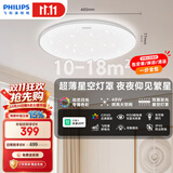 飞利浦（PHILIPS）客厅吸顶灯全光谱护眼智能灯具已接入米家APP流萤48W【包安装】