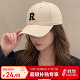 兼彩棒球帽子男女潮流百搭户外四季运动钓鱼遮阳帽简约字母太阳鸭舌帽