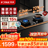 方太燃气灶02-TF29B【爆款TF29B升级款】煤气灶双灶猛火可调节底盘灶具燃气灶双灶台天然气/液化气可选 02-TF29B天然气 72%热效率