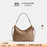 蔻驰（COACH）奥莱女士女包经典标志LAUREL 31号流浪包单肩斜挎包腋下礼物秋季 （升级款）IM/棕黄色/棕色
