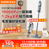 苏泊尔（SUPOR）吸尘器家用有线手持推杆二合一地毯两用大吸力大功率纤薄机身宠物家庭适用C3节日礼物
