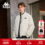 卡帕（Kappa）背靠背羽绒服冬季新款情侣运动夹克外套防寒服男女同款K0EZ2YY02D 【优质鸭绒 | 保暖有型】白色-0114 XL 180 尺码偏大
